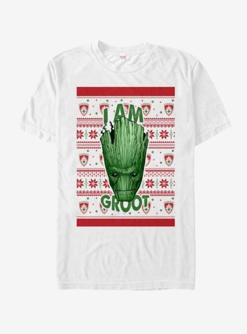 Marvel Guardians Of The Galaxy Groot Xmas Sweater T-Shirt