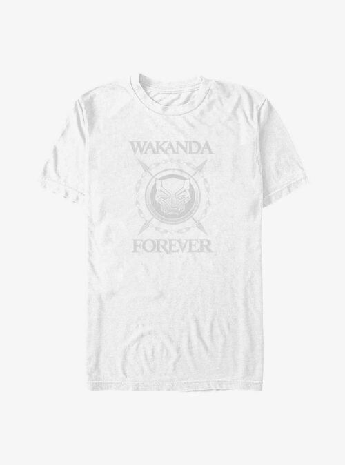 Marvel Black Panther Crossed Spears Symbol Big & Tall T-Shirt