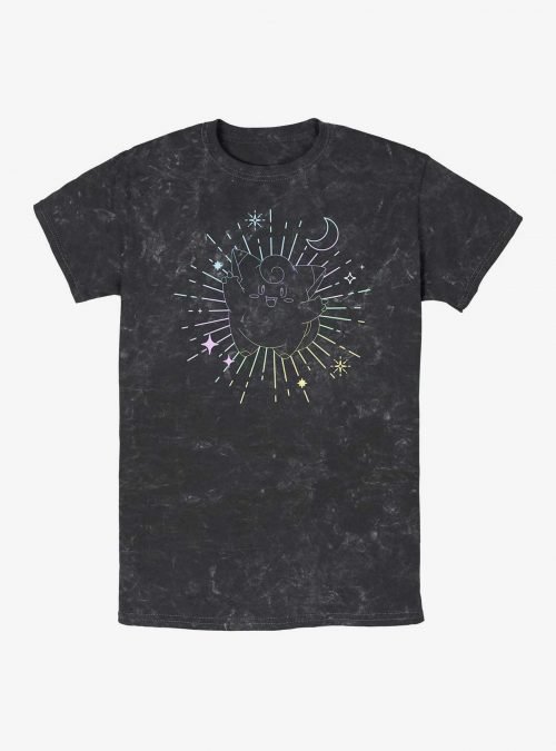 Pokemon Celestial Clefairy Mineral Wash T-Shirt