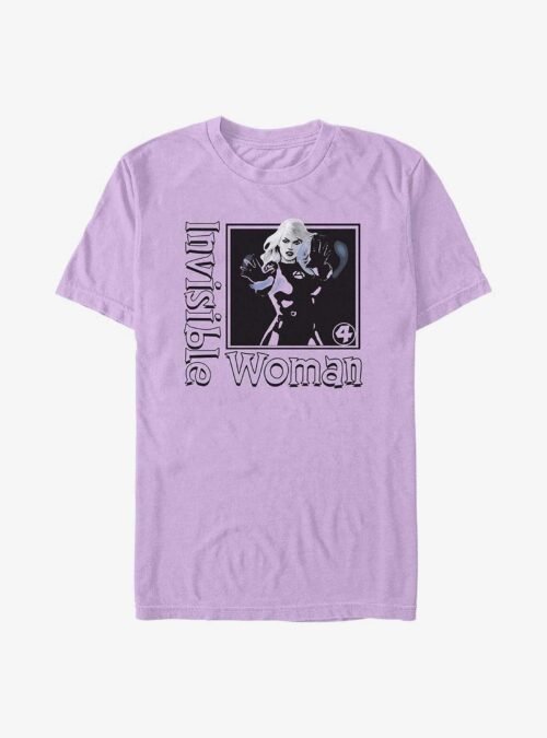 Marvel Fantastic Four Invisible Woman Pose Garment Dye T-Shirt