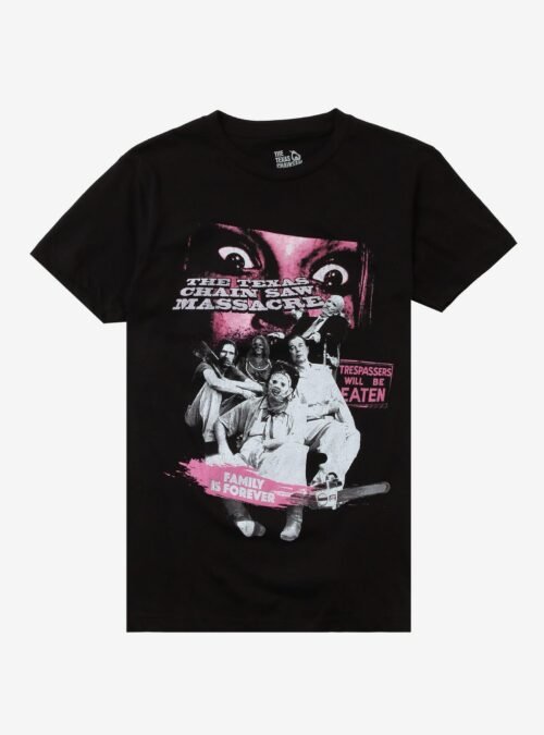 The Texas Chainsaw Massacre Family Poster Girls T-Shirt