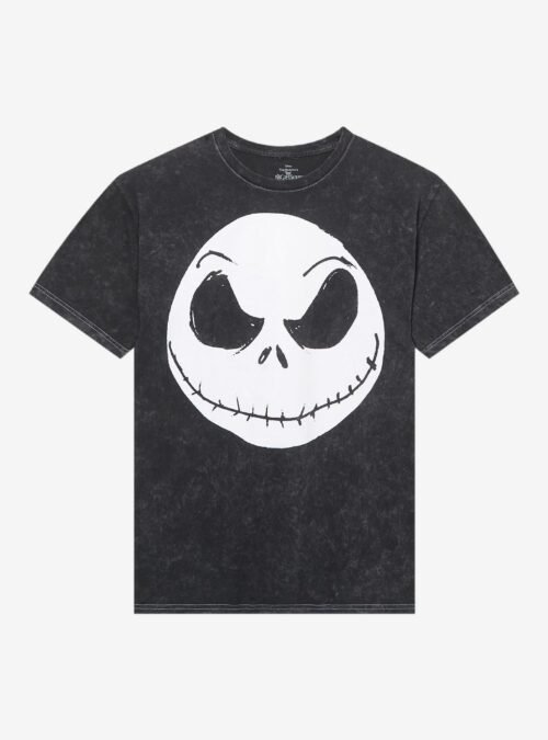 The Nightmare Before Christmas Jack Face Mineral Wash T-Shirt