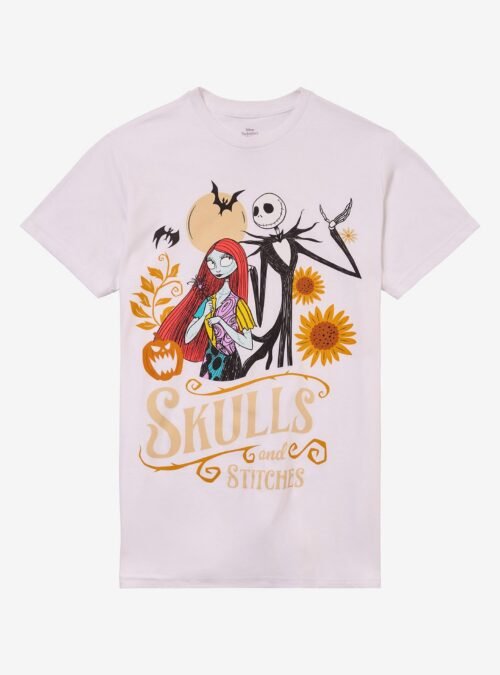 The Nightmare Before Christmas Skulls & Stitches T-Shirt