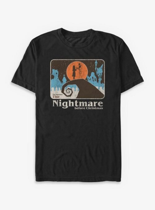 Disney The Nightmare Before Christmas Jack & Sally Hill Pose - Black