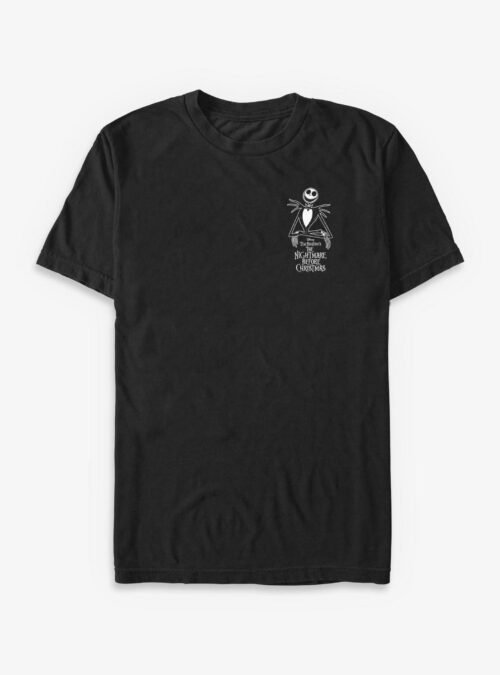 Disney The Nightmare Before Christmas Jack Pocket Logo - Black