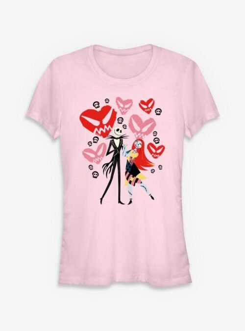 Disney The Nightmare Before Christmas Jack & Sally Creepy Hearts - Drk Htr