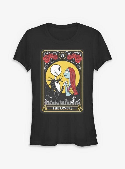 Disney The Nightmare Before Christmas The Lovers Tarot - Black