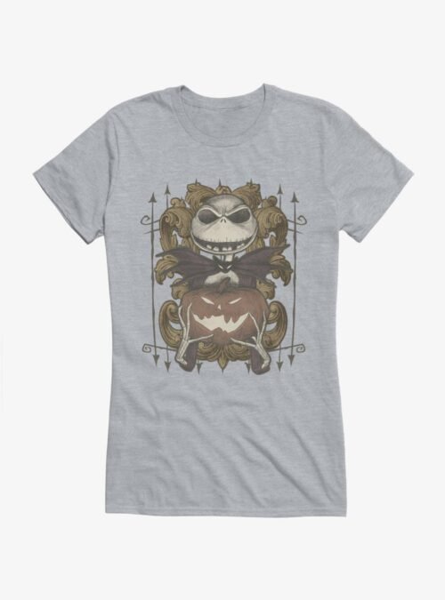 Disney The Nightmare Before Christmas Jack Pumpkin Flourish Girls T-Shirt Hot Topic Exclusive