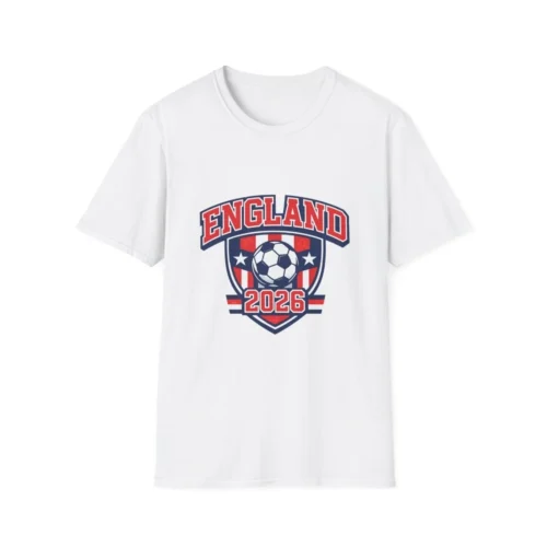 2026 World Cup Soccer T-Shirt - England