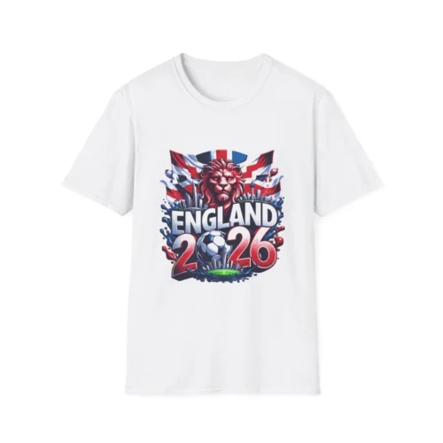 2026 World Cup Soccer T-Shirt - England Style 2