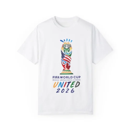 FIFA World Cup 2026 Unisex T-Shirt, Garment-Dyed Tee, Soccer Fan Shirt